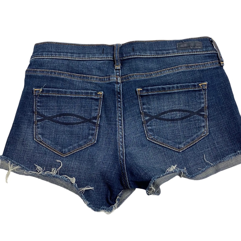 Abercrombie and Fitch cutoff distressed jean shorts size 25 with a 2” inseam